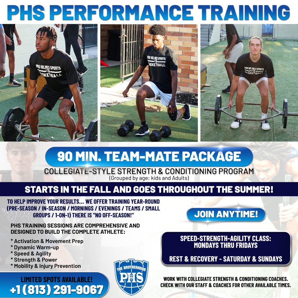 Speed and agility -Pro Holmes Sports